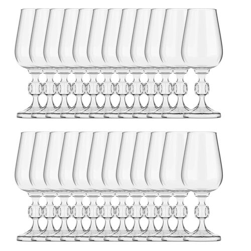 Conjunto 24 Tacas de Vidro Cazza Dover 275ml b